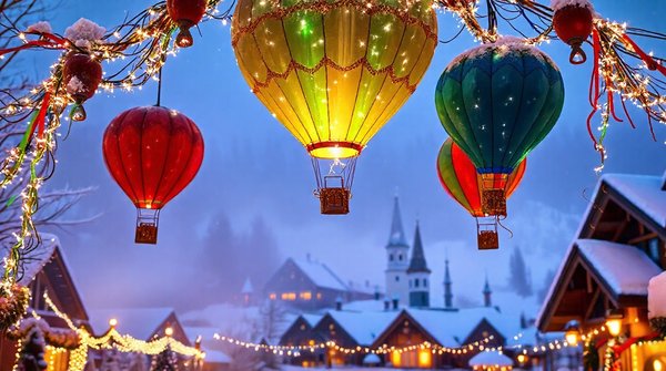 Idées créatives pour une arche de ballon festive à noël